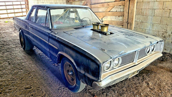 Barn-Built Gold Digger 1966 Dodge Coronet Honors Big Willie and Mr. Norm’s