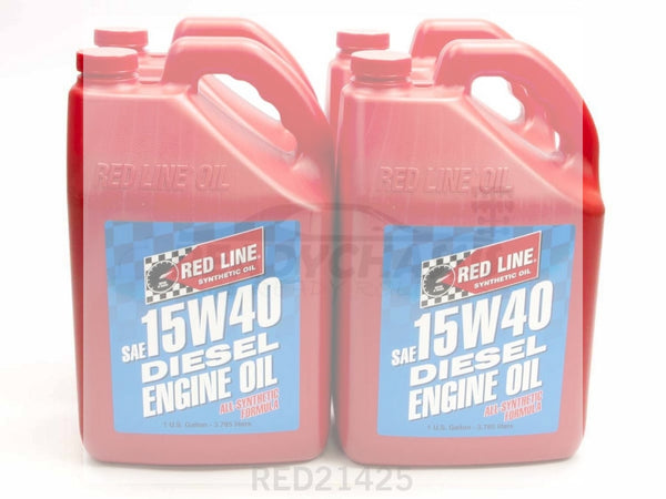 Redline Oil 15W40 Diesel Oil Case/4- Gal