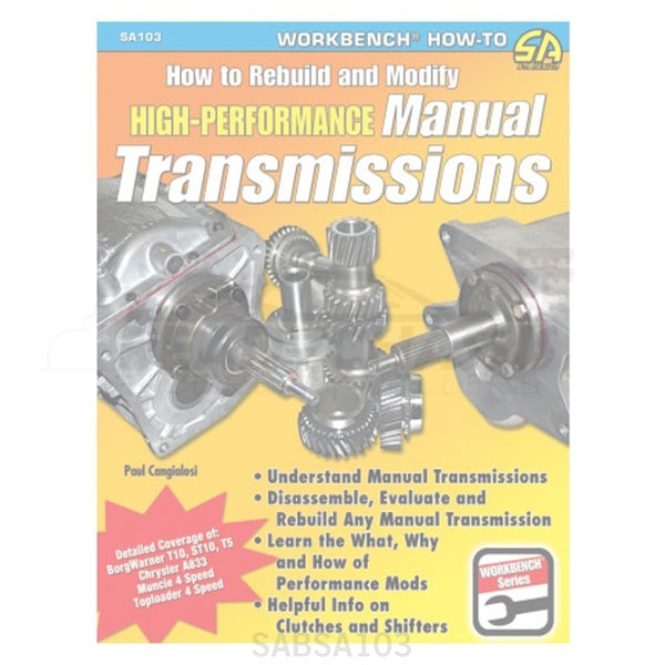 S-A Books How To Build Perf Manual Transmissions