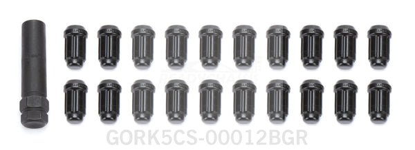 1/2In 5 Lug Kit Black K5Cs-00012Bgr Wheel Nuts