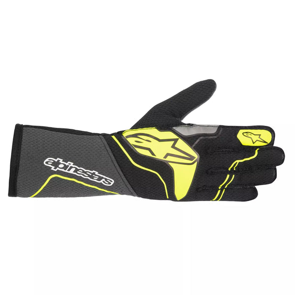 For Alpinestars Usa Gloves Tech 1-ZX Gray   Yellow 2X-Large