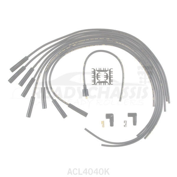 Accel 8mm Straight End Black UNIVERSAL 