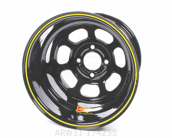 Aero Race Wheels 13x7 3.5in 4.25 Black 