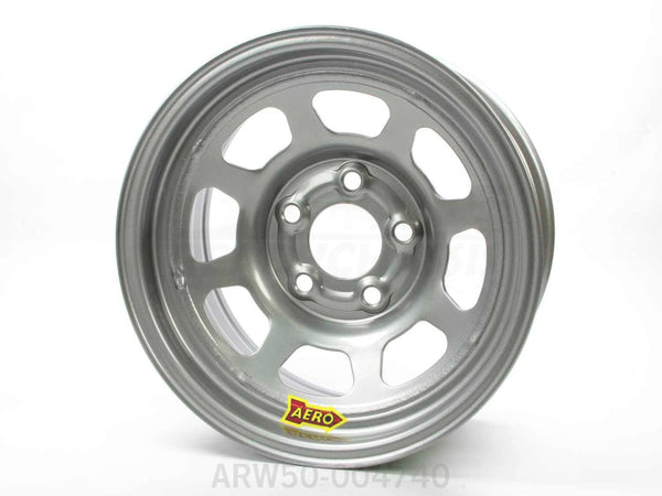 Aero Race Wheels 15x10 4in. 4.75 Silver 