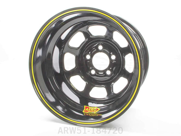 Aero Race Wheels 15x8 2in 4.75 Black