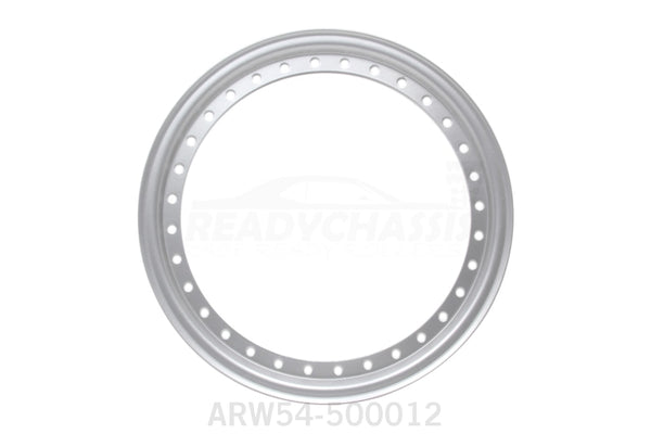 Aero Race Wheels Outer Beadlock Ring Silver 