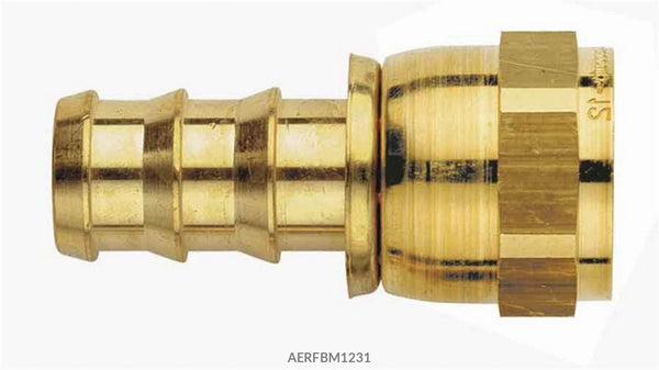 Aeroquip #4 Brass 37d Swivel 