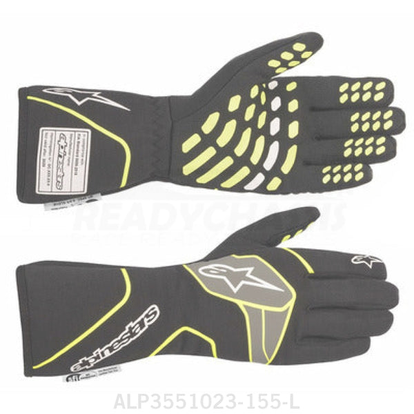 Alpinestars Usa Glove Tech-1 Race V3 Black Yellow Large Driving Gloves