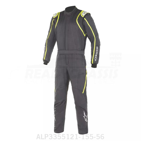 Alpinestars Usa Suit Gp Race V2 Black Yellow Large Driving Suits