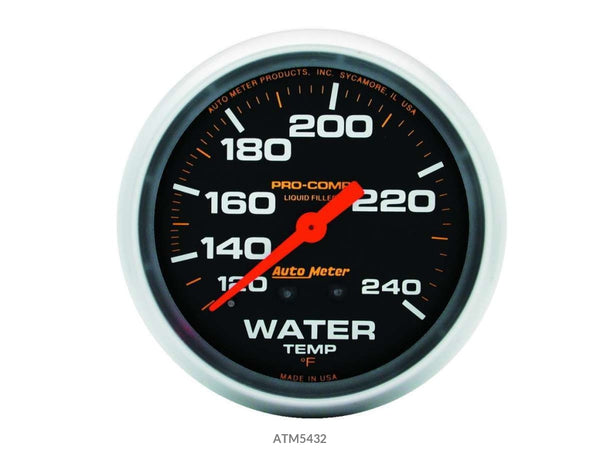 Autometer 120-240 Water Temp Gauge