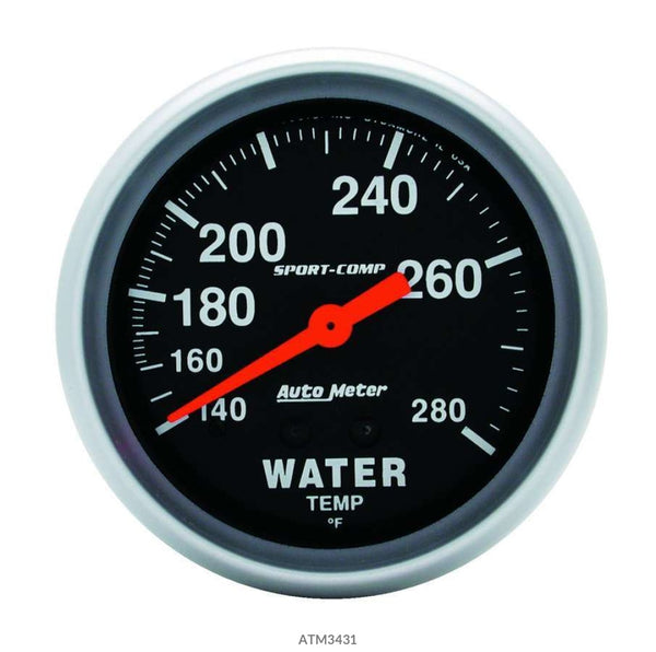 Autometer 140-280 Water Temp Gauge