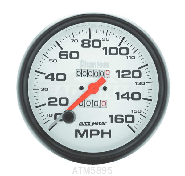 Autometer 5in Phantom Speedometer 160mph