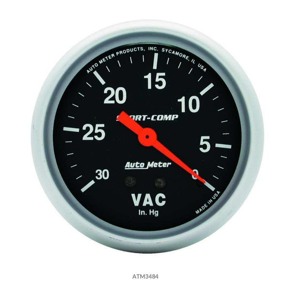 Autometer Vacuum  30 IN.Hg. 