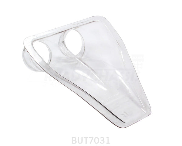 Butlerbuilt Brake Duct-Clear Teardrop 2-Hole 