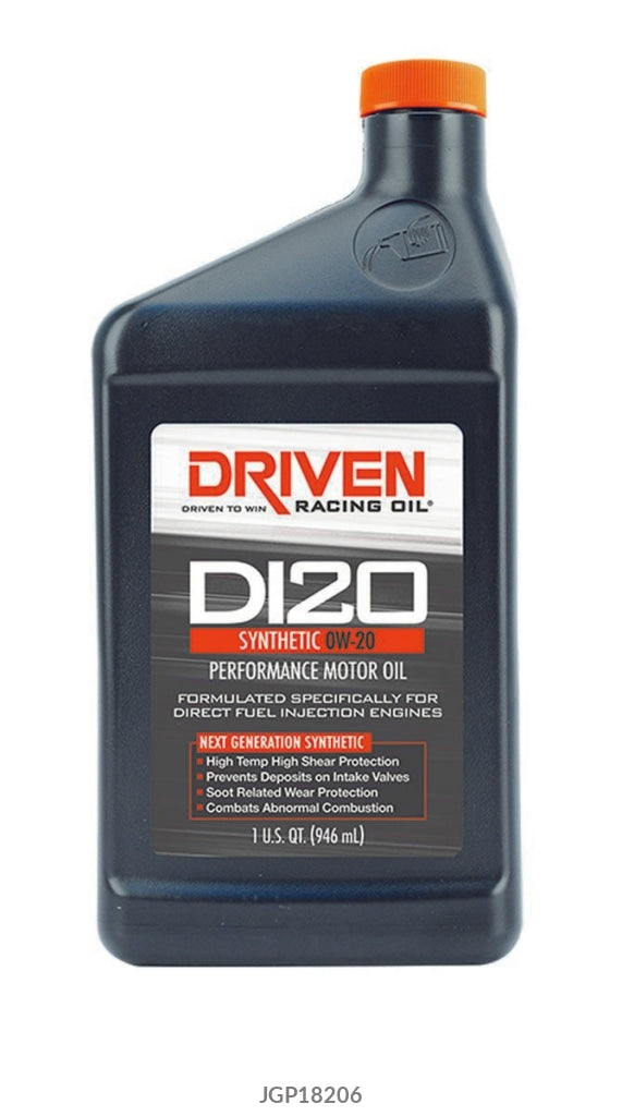 Driven Racing Oil DI20 0W20 Synthetic Oil 1 Quart