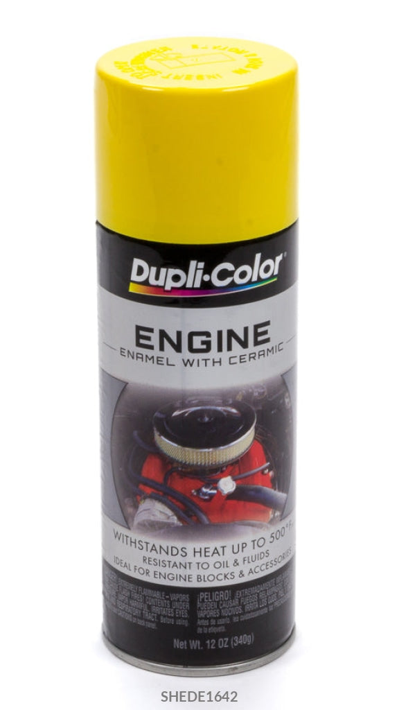 Dupli-Color Daytona Yellow Engine Paint 12oz