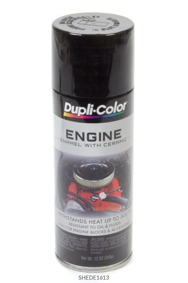 Dupli-Color Gloss Black Engine Paint 12oz