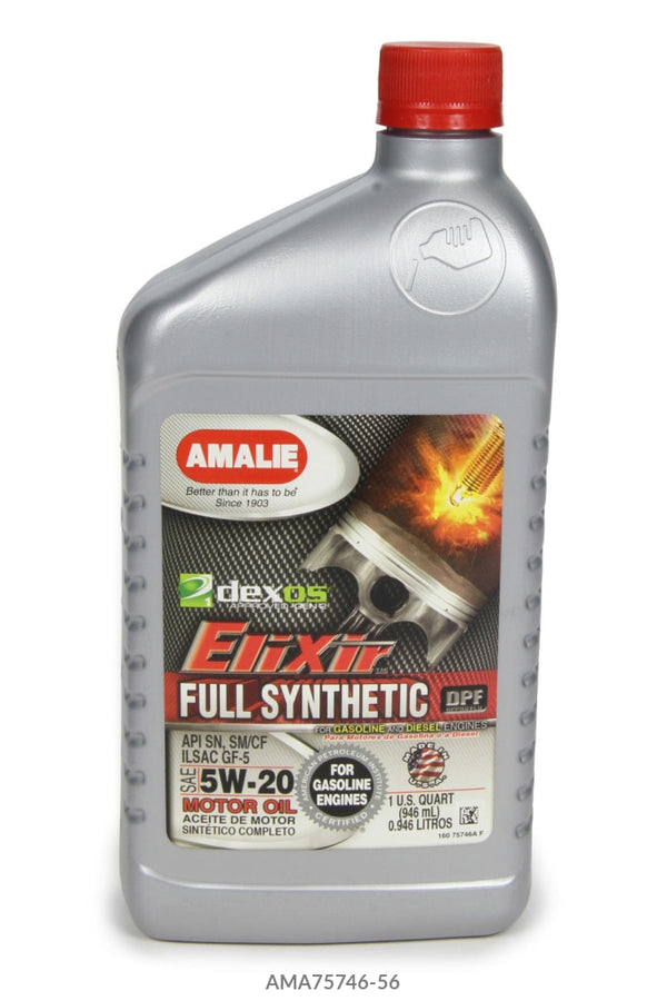 Elixir Full Synthetic 5w20 Dexos1 1 Qt