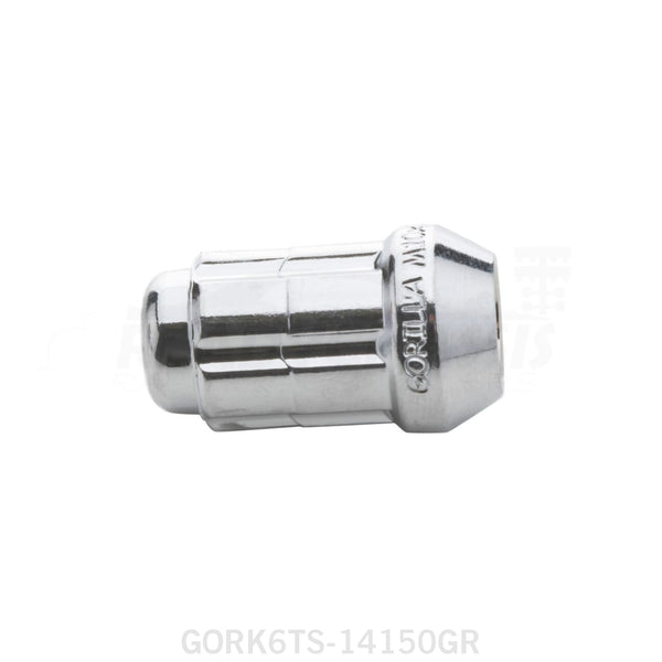 Gorilla 14Mm X 1.50 6 Lug Kit Chrome Small Diameter K6Ts-14150Gr Wheel Nuts