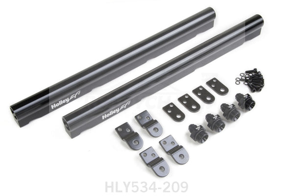 Holley Billet Alm. Fuel Rails - GM LS Factory Intakes