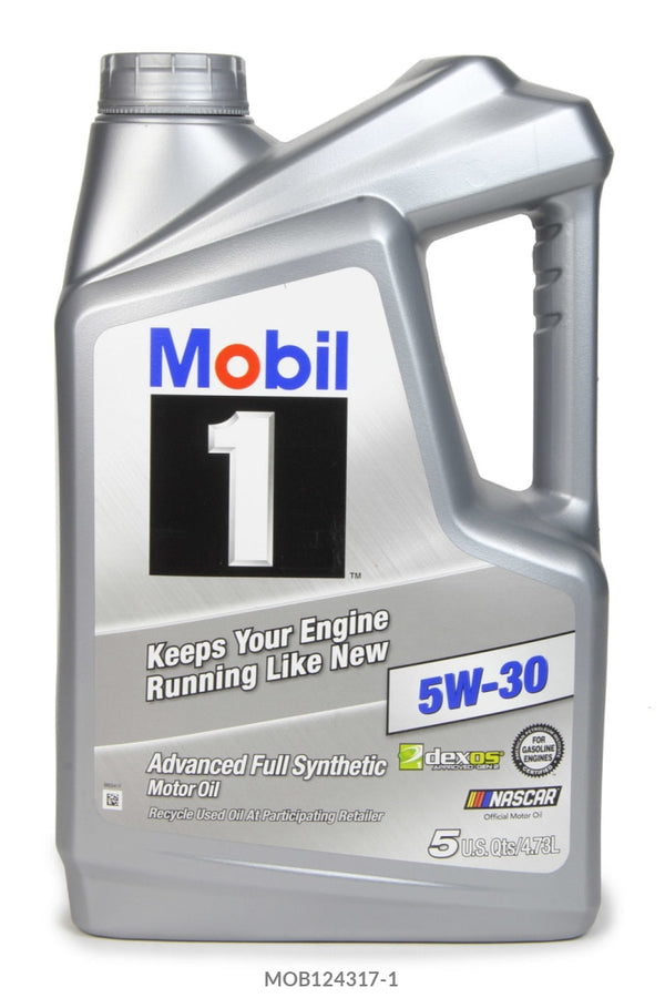 Mobil 1 5w30 Synthetic Oil 5 Qt. Bottle Dexos