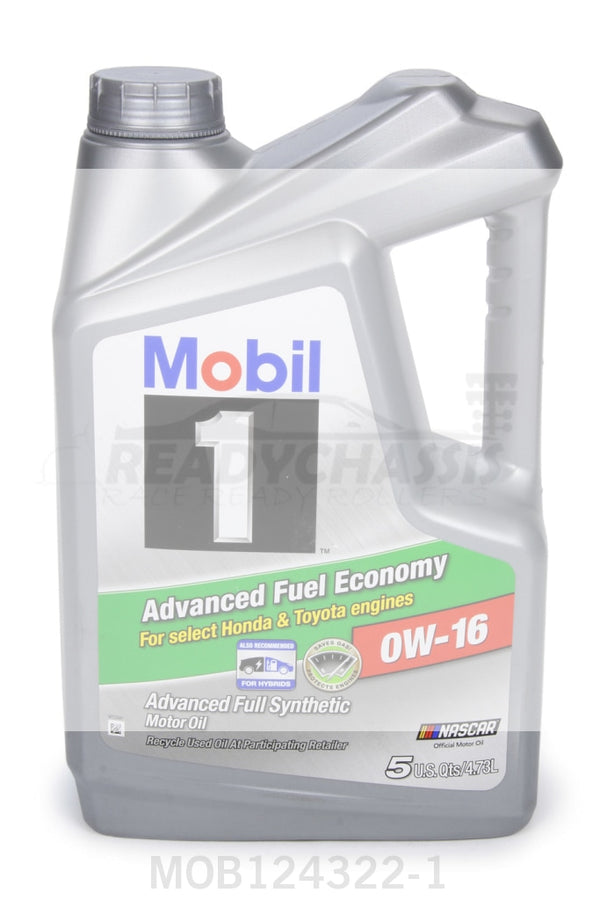 Mobil 1 Synthetic Oil 0w16 5 Quart Jug