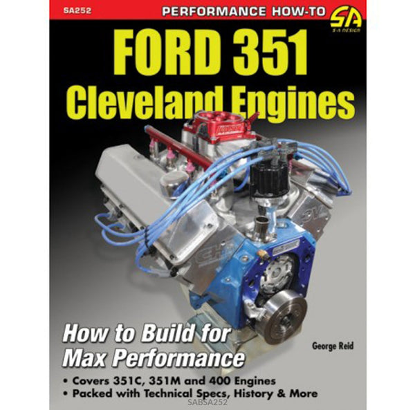 S-A Books Ford 351 Cleveland Motor Build for Performance