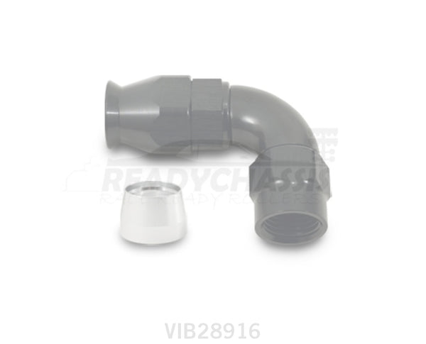Vibrant Performance 90 Degree Hose Fitting for PTFE Lined Hose
