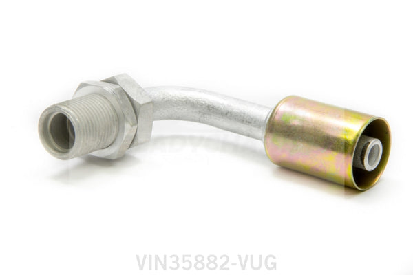 Vintage Air #8 90 Degree Bulkhead Beadlock O-Ring Fitting
