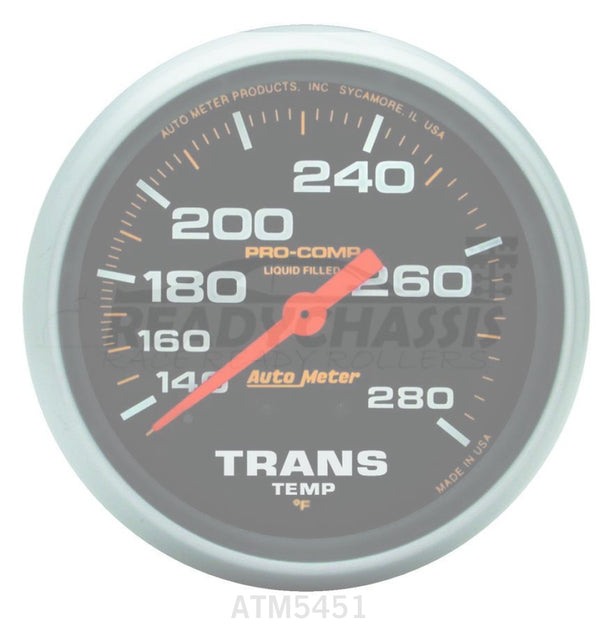 Autometer 140-280 Trans Temp Gauge Analog Gauges