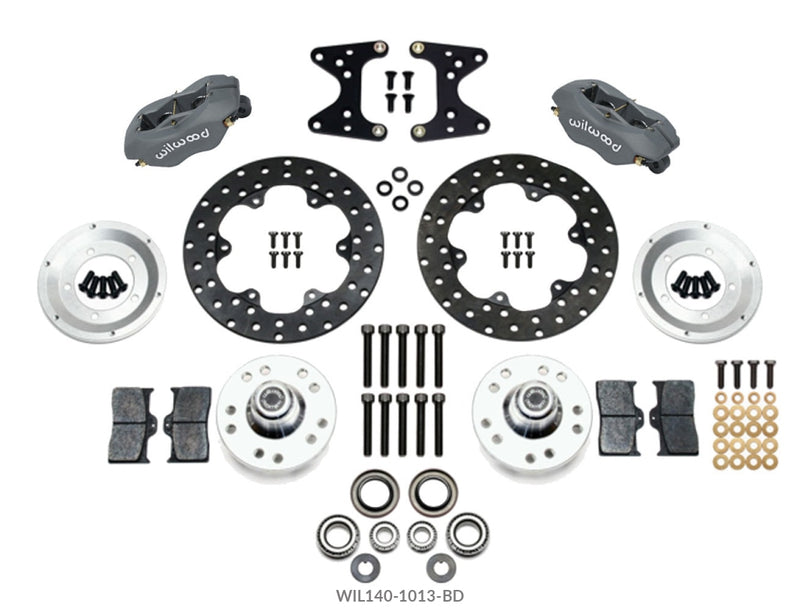Md Drag Front Brake Kit Mustang Ii/pinto Systems
