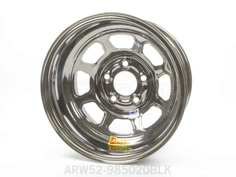 Aero Race Wheels 15x8 2in 5.00 Black Chrome 