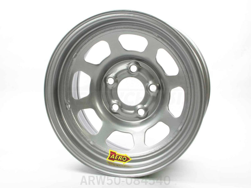Aero Race Wheels 15x8 4in. 4.50 Silver 