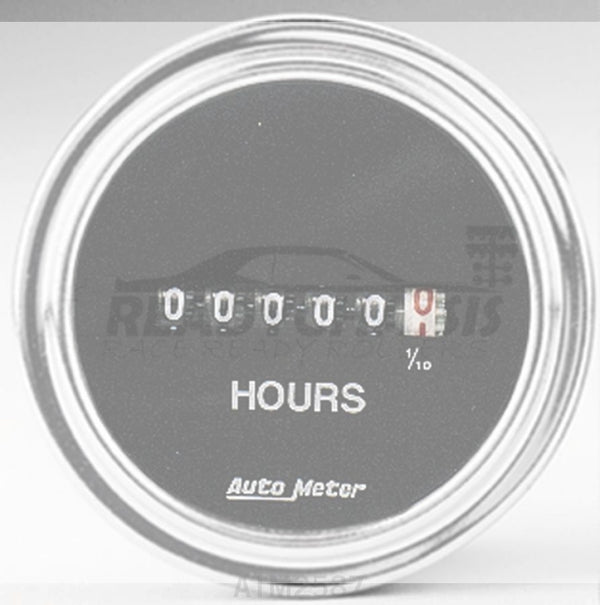 Autometer 2-1/16 In Hourmeter Gauge Analog Gauges