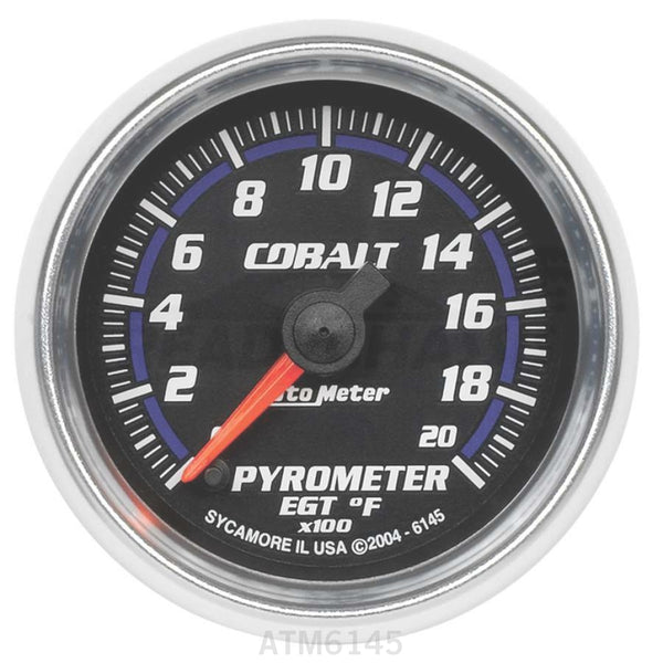 Autometer 2-1/16in C/S 2000 Degree Pyrometer 
