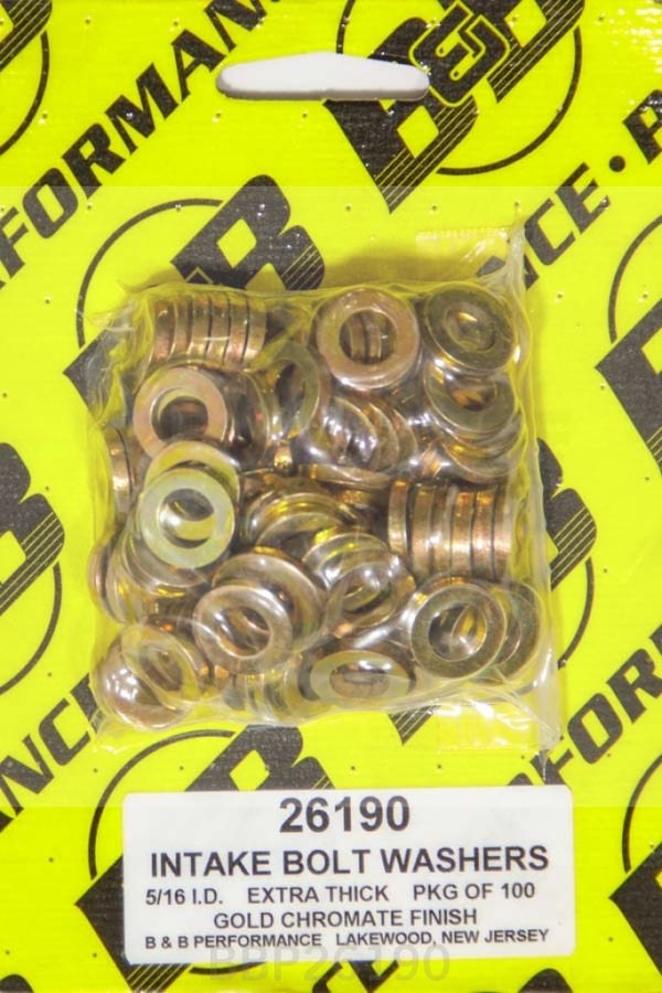 B&B H/T Special Washers - 5/16in .590in OD (100) 