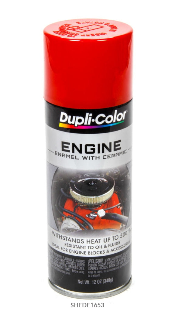 Dupli-Color Red Engine Paint 12Oz De1653