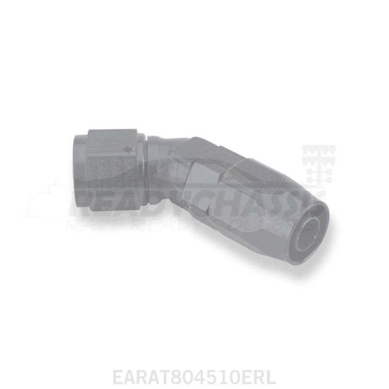 Earls #10 45 Deg Ano-Tuff Hose End - Low Profile AT804510ERL
