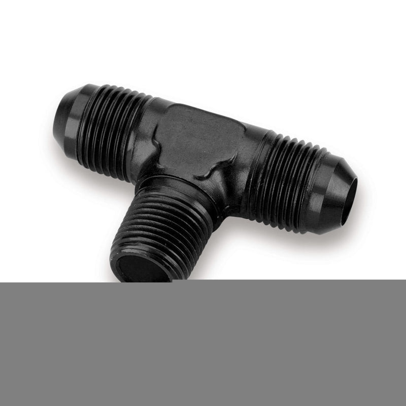 Earls Adapter Fitting Tee Npt On Side 6An To 1/4 An-Npt Fittings And Components