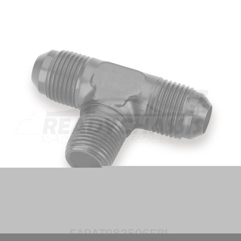 Adapter Fitting Tee Npt On Side 6An To 1/4 An-Npt Fittings And Components