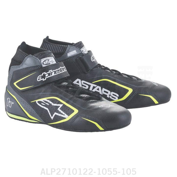 Alpinestars Shoe Tech-1T V3 Black / Flu Yellow Size 10.5 