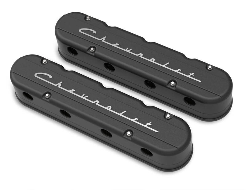 Holley Valve Cover Set Gm Ls 2-Piece Design Covers