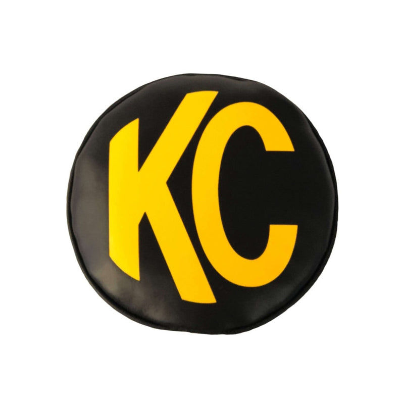Kc Hilites Light Covers 6In Round Black W/Yellow Soft