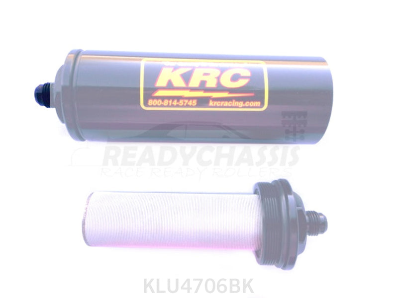 Fits Kluhsman Racing #6AN Stainless Fuel Filter KRC-4706BK