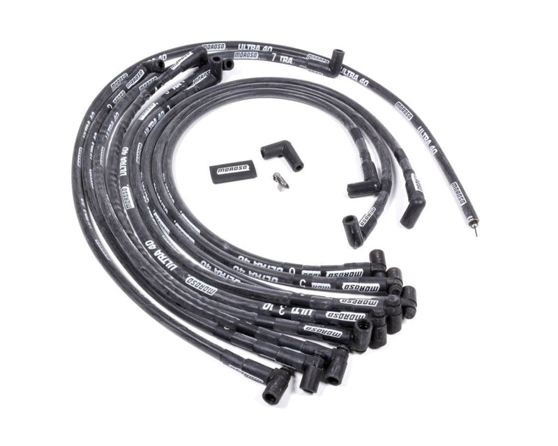Moroso Ultra 40 Plug Wire Set Sbc W/Jesel Front Drive Spark Wires