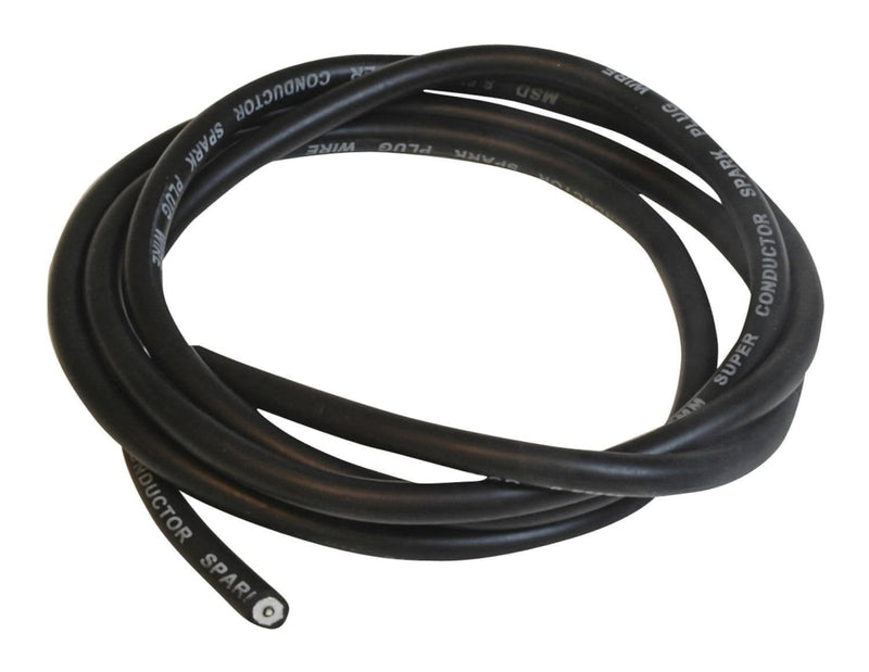 Msd Ignition Super Conductor Bulk Wire - 6Ft. Black Spark Plug Wires