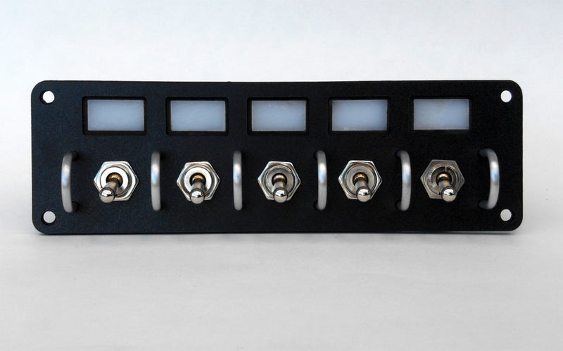 New Vintage Usa Toggle Panel Performance W/ Guards White Led Electrical Switch Panels And Components
