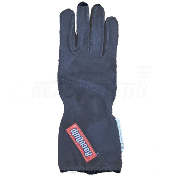 Racequip Gloves Outseam Black / Black Medium SFI-5