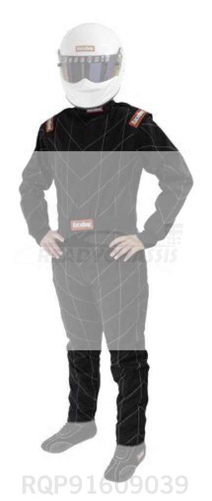 Suit Chevron Black Medium Sfi-5 Driving Suits
