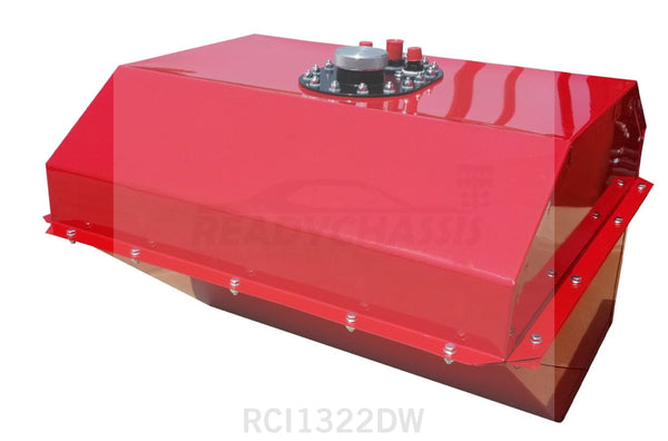 RCI Fuel Cell 32 Gal w/Red Teardrop Can 10an Pickup